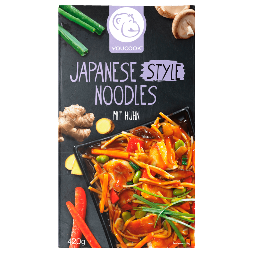 Youcook Japanese Style Noodles mit Huhn 420g